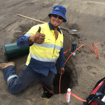 At Home in Hole with Cables